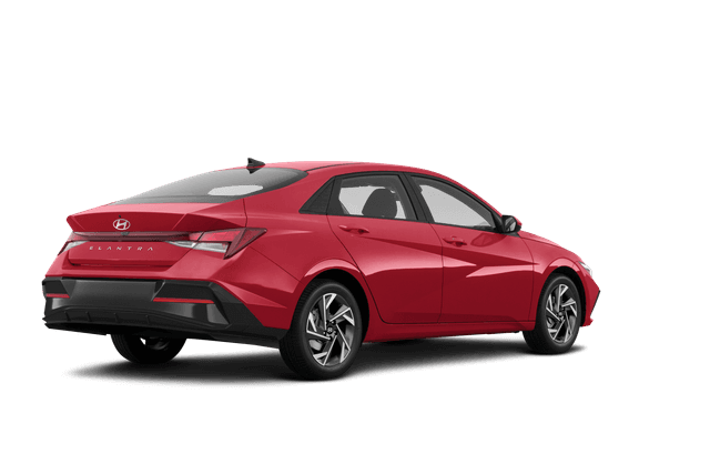 Hyundai Elantra - Back view Hyundai Elantra - Back view